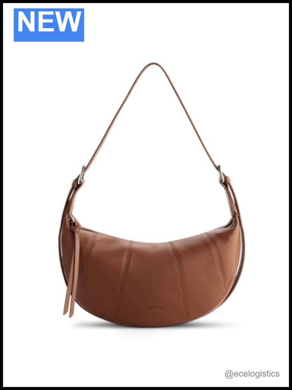 Genuine Leather Crossbody Sling Bag for Women RFID Blocking Adjustable Strap